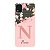 Capinha para LG K52 Anti Impacto Personalizada - Delicate Flowers Rosa com nome e fundo transparente - Imagem 1