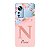 Capinha para Xiaomi Mi 12 Lite Anti Impacto Personalizada - Delicate Flowers Rosa com nome e fundo transparente - Imagem 1