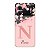 Capinha para Xiaomi Poco M4 5G Anti Impacto Personalizada - Delicate Flowers Rosa com nome e fundo transparente - Imagem 1