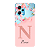 Capinha para Xiaomi RedMi Note 12 Pro 5G Anti Impacto Personalizada - Delicate Flowers Rosa com nome e fundo transparente - Imagem 1