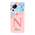 Capinha para Xiaomi Mi 13 Lite Anti Impacto Personalizada - Delicate Flowers Rosa com nome e fundo transparente - Imagem 1