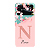 Capinha para Xiaomi Poco C40 Anti Impacto Personalizada - Delicate Flowers Rosa com nome e fundo transparente - Imagem 1