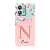 Capinha para Moto Edge 40 Neo Anti Impacto Personalizada - Delicate Flowers Rosa com nome e fundo transparente - Imagem 1