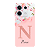 Capinha para Xiaomi RedMi Note 13 5G Anti Impacto Personalizada - Delicate Flowers Rosa com nome e fundo transparente - Imagem 1