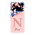 Capinha para Xiaomi Poco C55 Anti Impacto Personalizada - Delicate Flowers Rosa com nome e fundo transparente - Imagem 1