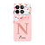 Capinha para Xiaomi Poco M6 Anti Impacto Personalizada - Delicate Flowers Rosa com nome e fundo transparente - Imagem 1
