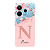 Capinha para Xiaomi RedMi Note 14 4G Anti Impacto Personalizada - Delicate Flowers Rosa com nome e fundo transparente - Imagem 1