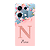 Capinha para Xiaomi RedMi Note 14s Anti Impacto Personalizada - Delicate Flowers Rosa com nome e fundo transparente - Imagem 1