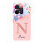 Capinha para Xiaomi Poco C85 Anti Impacto Personalizada - Delicate Flowers Rosa com nome e fundo transparente - Imagem 1