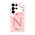 Capinha para Samsung S26 Ultra Anti Impacto Personalizada - Delicate Flowers Rosa com nome e fundo transparente - Imagem 1