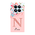 Capinha para Xiaomi RedMi Note 15 Pro 4G Anti Impacto Personalizada - Delicate Flowers Rosa com nome e fundo transparente - Imagem 1