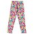 Calça Legging Infantil  Menina Jokenpô Floral Pink - Imagem 3