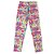 Calça Legging Infantil  Menina Jokenpô Floral Pink - Imagem 1