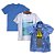Kit Camisetas e Camisa 3 Peças Roupa Infantil Menino Jokenpô - Imagem 1