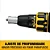 PARAFUSADEIRA .DRYWALL 1/4 20V MAX XR LI-ION  DEWALT DCF620B - Imagem 4