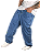 CALÇA JEANS BALÃO AZUL ESCURO - Imagem 3