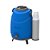 Botijão Térmico 12 litros c/ Torneira SOPRANO Azul - Imagem 1