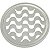 Grelha Inox Redonda 15cm Fixa AMANCO - Imagem 1