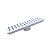 Ralo Linear Caixa Coletora 15 X 50cm Grelha Branca FERPLASTIK PRB098 - Imagem 1
