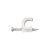 Grampo Fixa Fio Tipo Garra Sfor Coaxial 10mm 100Pçs SFORPLAST 441 - Imagem 1