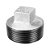 Plug Ferro Galvanizado 3/4x3/4" TUPY 120200633 - Imagem 1