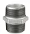 Niple Duplo Redução Ferro Galvanizado 3/4x1/2" TUPY 123962933 - Imagem 1