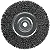 Escova de Aço Circular 3" x 1/2" BRASFORT 7250-Outlet - Imagem 1