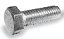 Parafuso Sextavado Rosca Métrica Zincado RI M8 x 45mm JOMARCA 03849-100Pçs - Imagem 1