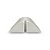 Calco P/Telha Onda Alto c/2 furos  Branco LUX TELHAS 8262 25Pçs - Imagem 1