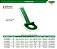 Dobradiça p/ Porteira N.05 22,6cm Leve Verde CINFER 01.06.0639 - Imagem 2