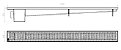 Ralo Linear Modulável Sifonado 70cm Cromado HERC 4030 - Imagem 2