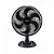 Ventilador de Mesa OSC Turbo Eco 6 Pás 30cm Preto 220V 52W VENTISOL 7250 - Imagem 1