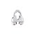 Grampo p/ Cabo de Aço 1/8" RAYCO 13427 50Pçs Outlet - Imagem 1