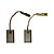 Carvão P/Esmerilhadeira Bosch 1701-1 5" CARBONPEÇAS C198G Kit C/12 Peças - Imagem 1