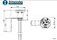 Tomada Base Giratória (360°) c/ Suporte Plástico p/ Relé Fotoelétrico EXATRON TGBR0LP - Imagem 2