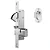 Fechadura Bico Papagaio p/ Porta de Correr STAM 901 35067 - Imagem 2