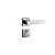 Fechadura LAFONTE 456 Ext. Roseta Inox Escovado Quad. 40mm 29101040-0ZK - Imagem 1
