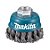 Escova de Aço Tipo Copo MAKITA 75 mm x M14 Aço Carbono Trançado – D-55170 - Imagem 1