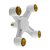 Soquete Adaptador E27 para 4 Lâmpadas INTERNEED – Ref. 073956 - Imagem 1