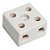 Conector FERTAK Porcelana 16 mm Bifasico 8203 – 12 Peças - Imagem 1
