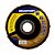 Disco Flap Manta Abrasiva Reto 120G Grosso BRASFORT 9139 10 Peças - Imagem 1