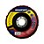 Disco Flap Manta Abrasiva Reto 180G Médio BRASFORT 9138 - 10 Peças - Imagem 1