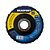 Disco Flap Manta Abrasiva Reto 320G Fina BRASFORT 9137 - 10 Peças - Imagem 1