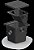 Caixa Gordura Quadrada Preta 42 litros com Tampa TAF 6206 - Imagem 2