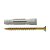 Bucha para Drywall ANCORA 10mm Com Parafuso 25 Peças - Imagem 1