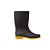 Bota Calfor Max Preta Solado Amarelo Cano Medio 43/44 - Imagem 1