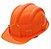 Capacete C/Carneira Laranja PLASTCOR CA 31469 - Imagem 1