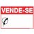 Placa Sinalizacao “VENDE-SE“ Fluorescente PVC 20x30 - Imagem 1