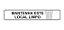 Placa Sinalizacao Aluminio “MANTER LOCAL LIMPO“ 5x25cm 100DH - Imagem 1