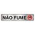 Placa Sinalizacao Aluminio “NAO FUME“ 5x25cm 100AR - Imagem 1